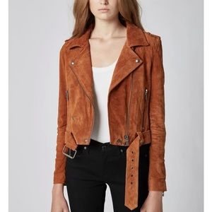 Suede Moto Jacket